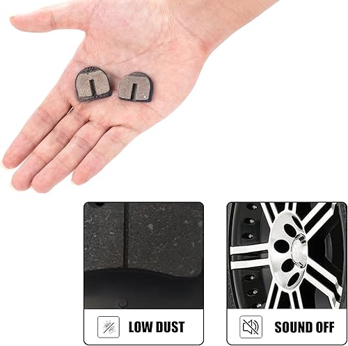 Miniatura 6 de Pastillas de freno redondeadas para Razor Dirt Quad 500 E500S MX500 MX650 SX500 McGrath Dirt Rocket RSF650 motos deportivas eléctricas, motos de