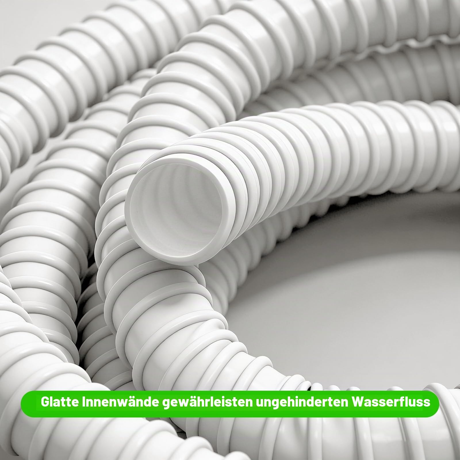 5M Kondensatschlauch Klimaanlage Ø16MM Kondenswasserschlauch PVC | Kondensatschlauch Klimaanlage UV-Beständig, Flexibler Schlauch für Klimaanlagen, Split-Klimageräte, Zuschneidbar