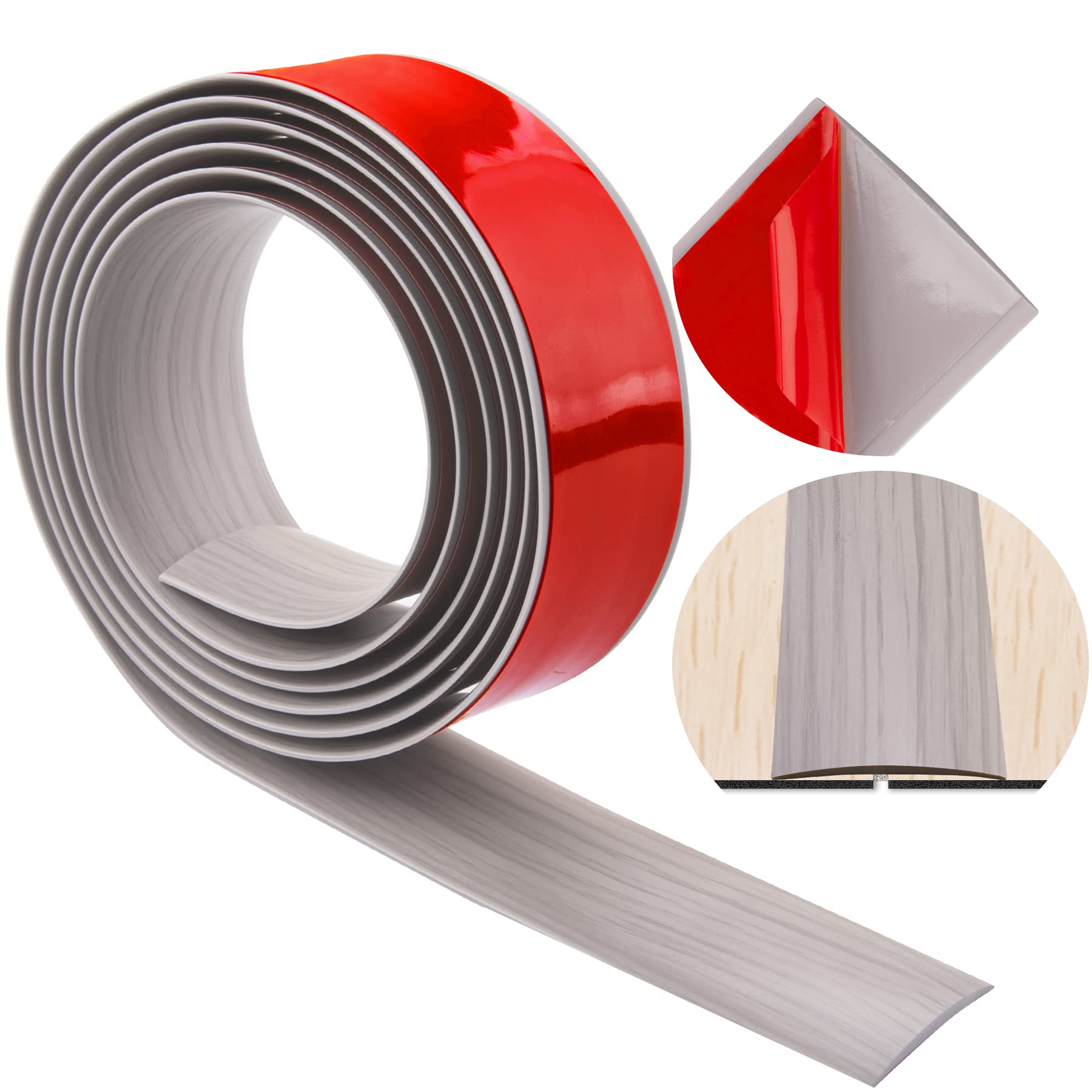 Buy FEQO Floor Transition Strip Self Adhesive Threshold Strip Door ...