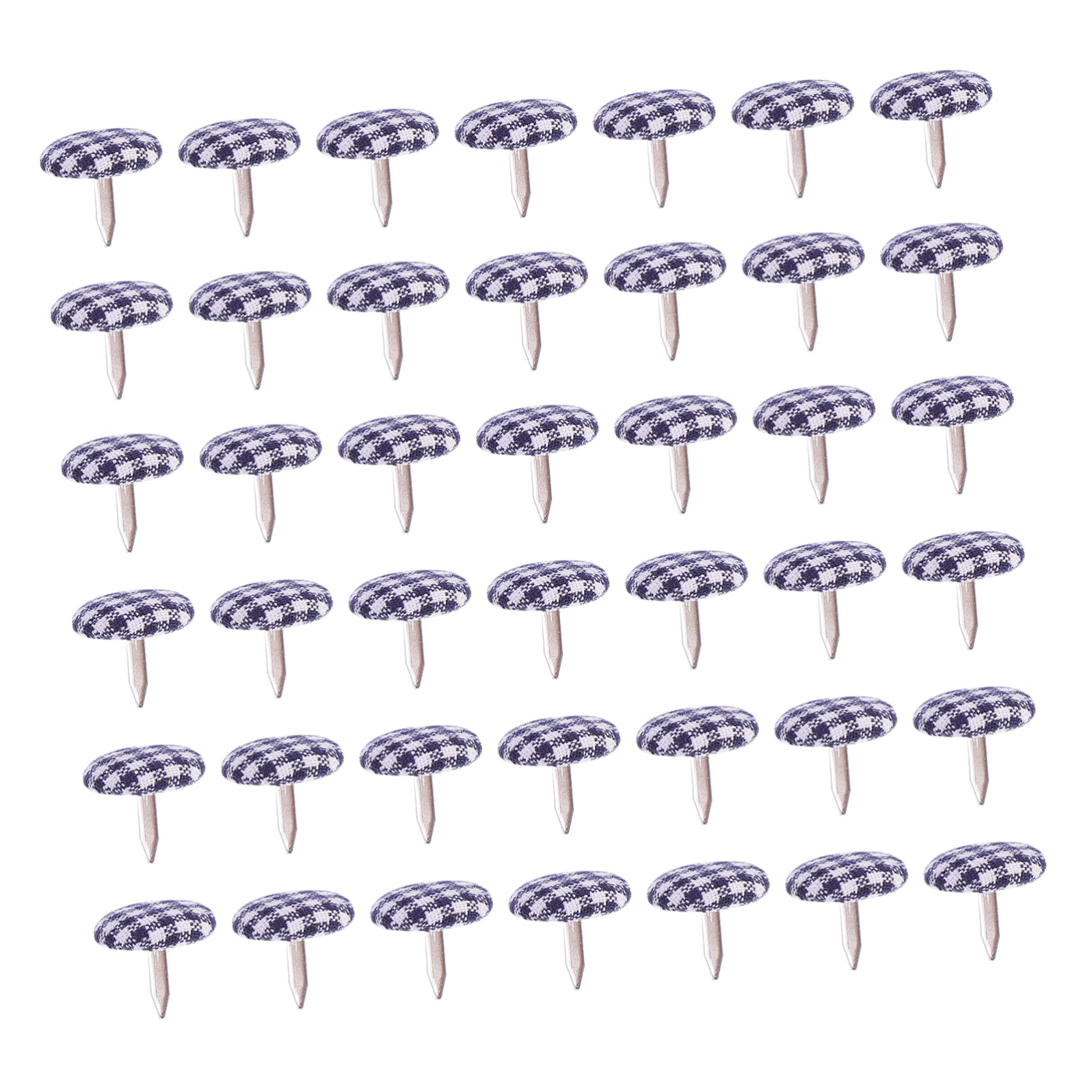 Housoutil 50 Pack of Craft Nails Two-Foot Studs Grid Design Decorative Brad Fasteners for DIY Photo Display Scrapbooking