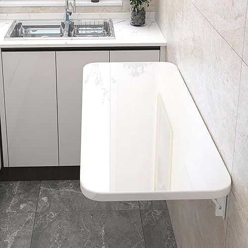 Scrivania sospesa a parete, soluzione salvaspazio per piccoli spazi, perfetta