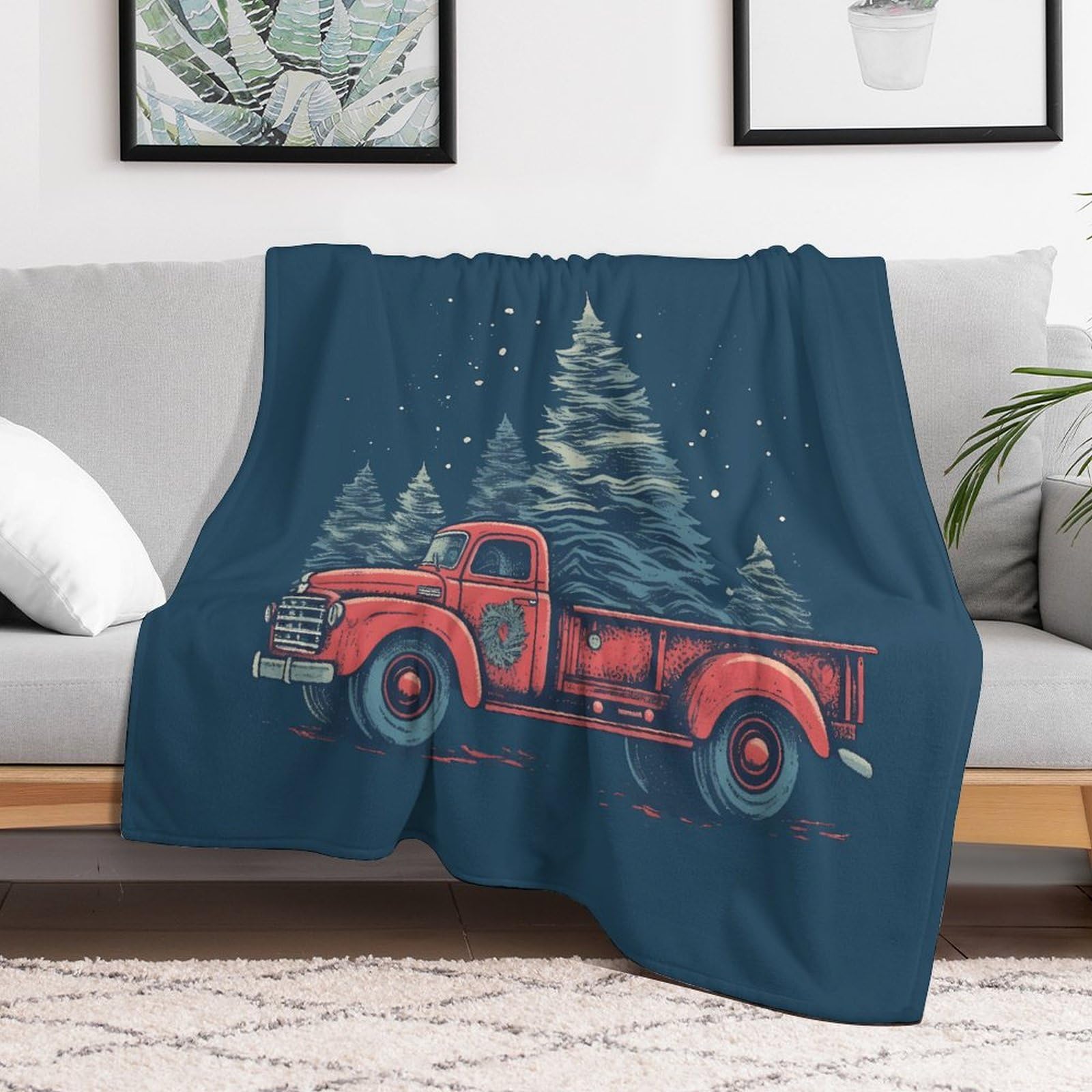 Couverture micro polaire contre le froid plaid grand format pour canapé et lit d'adulte