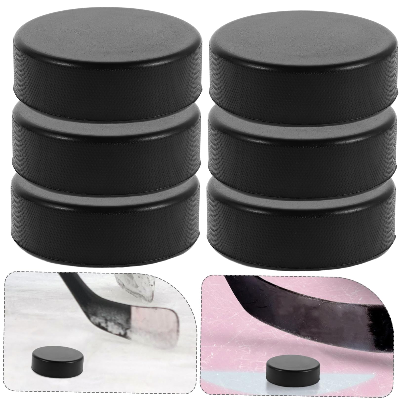 BESTonZON 20pièces Palets De Street Hockey pour Entraînement Salle Ou Extérieur De Rechange pour Matériel De Hockey