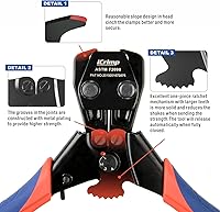 Vista 3 de iCrimp PEX Pipe - Juego de herramientas de sujeción rápida para abrazadera de acero inoxidable de 3/8 a 1 pulgada con cortador Pex, 20 abrazaderas