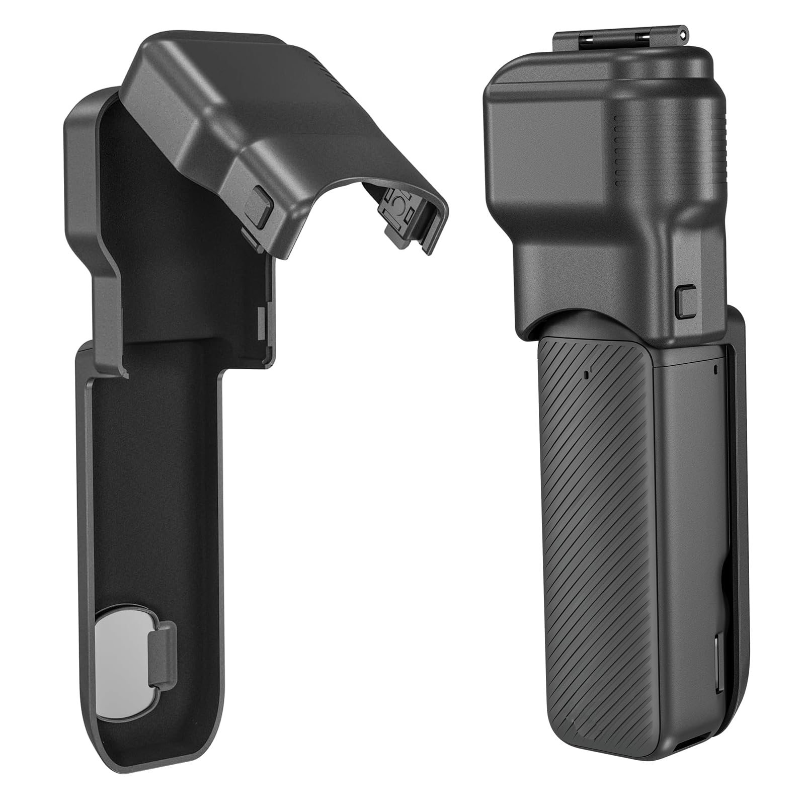 LICHIFIT Gimbal Lens Screen Protective Case Cover for DJI OSMO Pocket 3 Handheld Camera Gimbal Protector Flip Lens Cap Hood Screen Cover Guard Shell