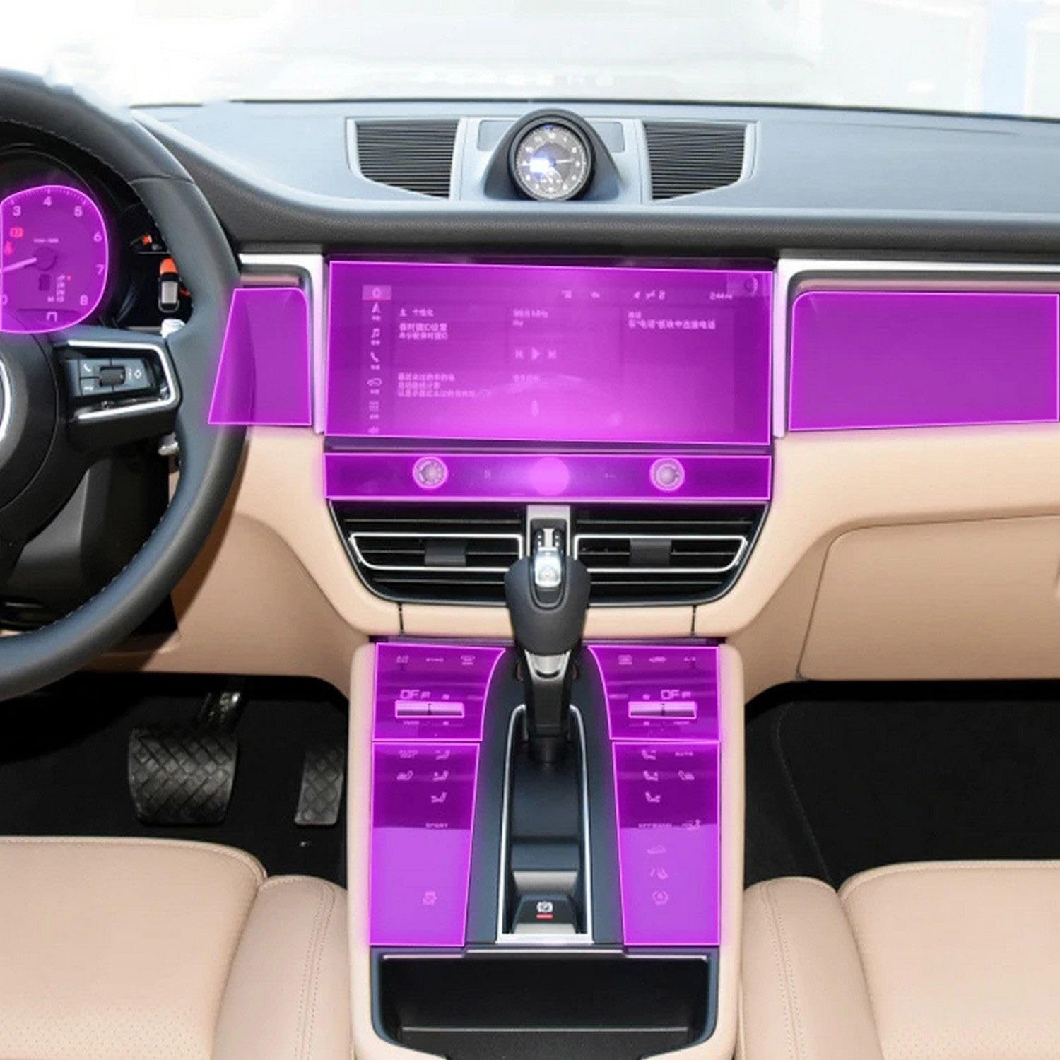 Film protection console Porsche Macan fini écran rayé navigation GPS