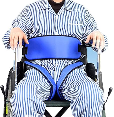 Jeamive Cinturón deslizante pélvico acolchado, correa de sujeción para silla de ruedas para pacientes, cinturón de sujeción médico para ancianos Jeamive Cinturón deslizante pélvico acolchado, correa de sujeción para silla de ruedas para pacientes, cinturón de sujeción médico para ancianos