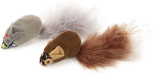 Vista 52 de Petlinks Tippy Teaser - Juguete que se endereza solo con pluma sacudidora para gatos, color azul/naranja, tamaño único