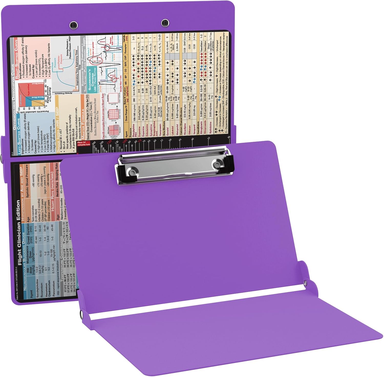 Whitecoat Clipboard® - Flight Medic Edition (Silver, Bifold)