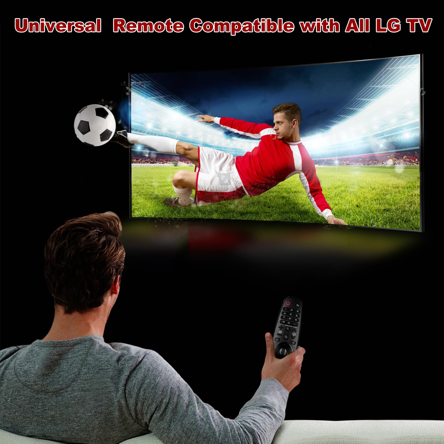 Ricambio per LG Smart TV, telecomando universale, compatibile con tutti i televisori LG, telecomando universale di ricambio per tutti i telecomando LG TV