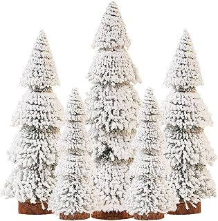 5 Pieces Christmas Tree Mini Artificial 5.9/7.9/25cm Miniature Pine Green Mini Christmas Tree Small Miniature Spruce Mini Christmas Tree Decoration Gift Table Decoration,DIY,Storefront