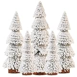 5 St&uuml;ck Weihnachtsbaum Mini K&uuml;nstlich 15/20/25cm Miniatur Tannenbaum Gr&uuml;n Mini Weihnachts Baum Klein Miniatur Tanne Mini Weihnachts Baum Dekoration Geschenk Tischdeko, DIY, Schaufenster