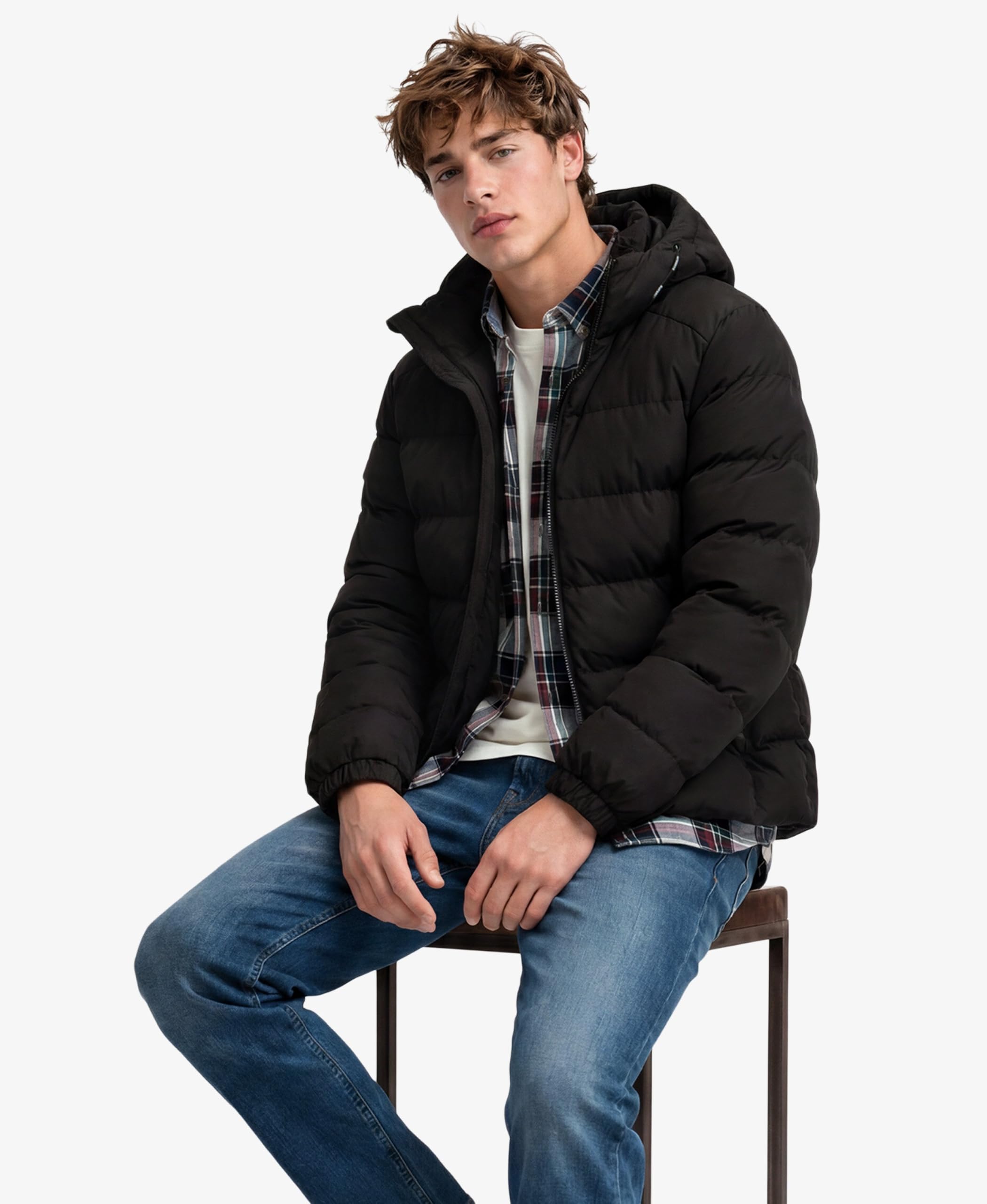 Superdry Doudounes hooded sports 16a black/black