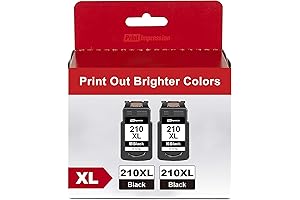 210XL Black Ink Cartridge Replacement for Canon Printers