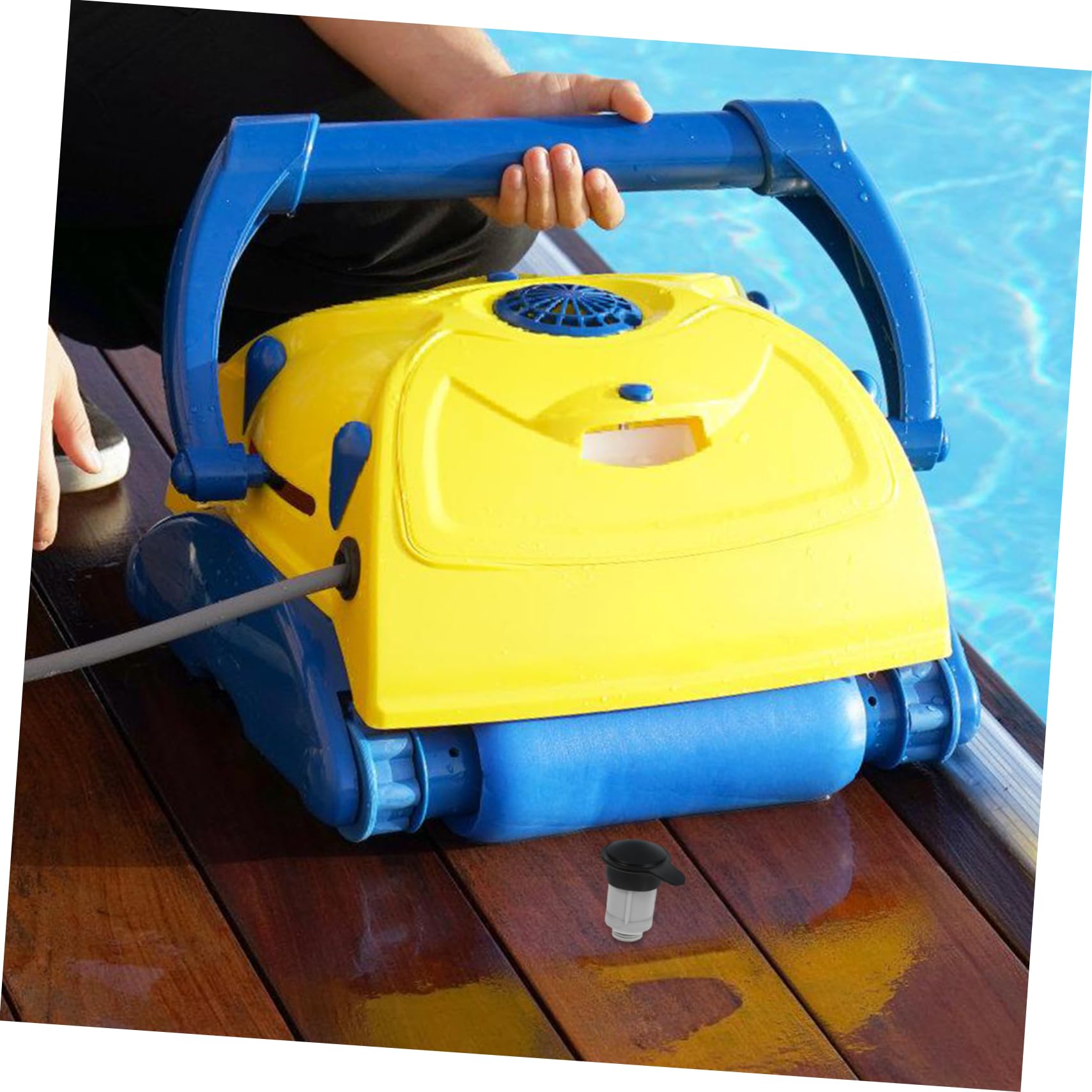 POPETPOP 5 Stück Luftablassventil klein Schwimmbad im Freien freigeben Teile Ventilwechsel Ventiladapter Pool-Ersatz oberirdischer Pool Luftventilanschluss Plastik