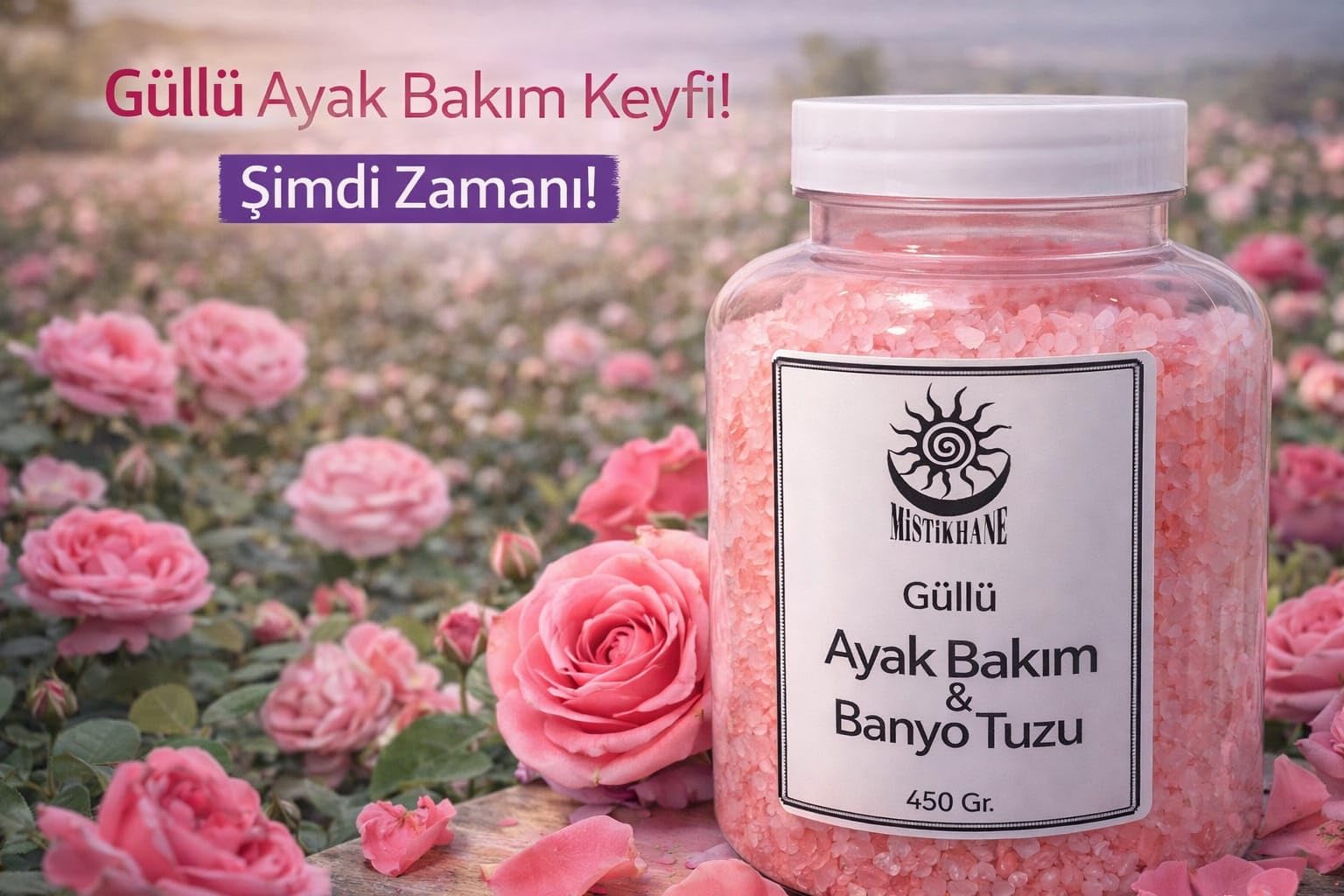 Güllü Ayak Bakım & Banyo TUZU450 Gr.