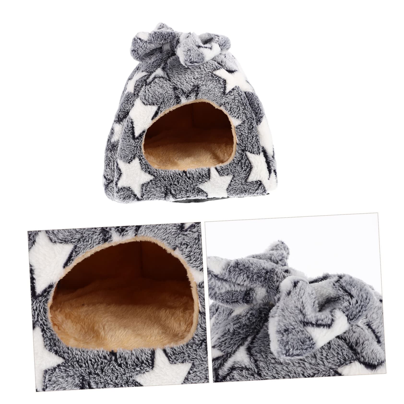 DOITOOL 2stücke Hamsterhaus Für Kleintiere Warmes Hamsterbett Mit Kuschelhöhle Aus Weichem Langlebigem Material Für Käfig Sofa Und Auto Sicher Und Bequem Für Hamster Und