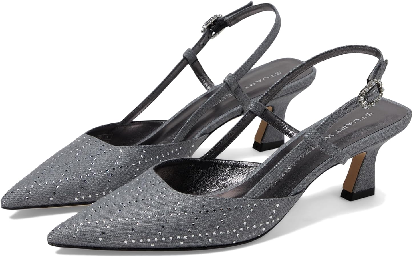 Amazon.com | Stuart Weitzman Women's Vinnie Xtal 50 Slingback