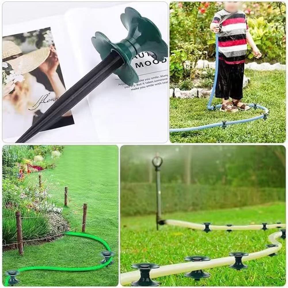4 Guide Per Tubo Da Giardino Con Ruote – Picchetti Antipiega Per Tubo Acqua – Supporto Per Tubo Innaffiatoio