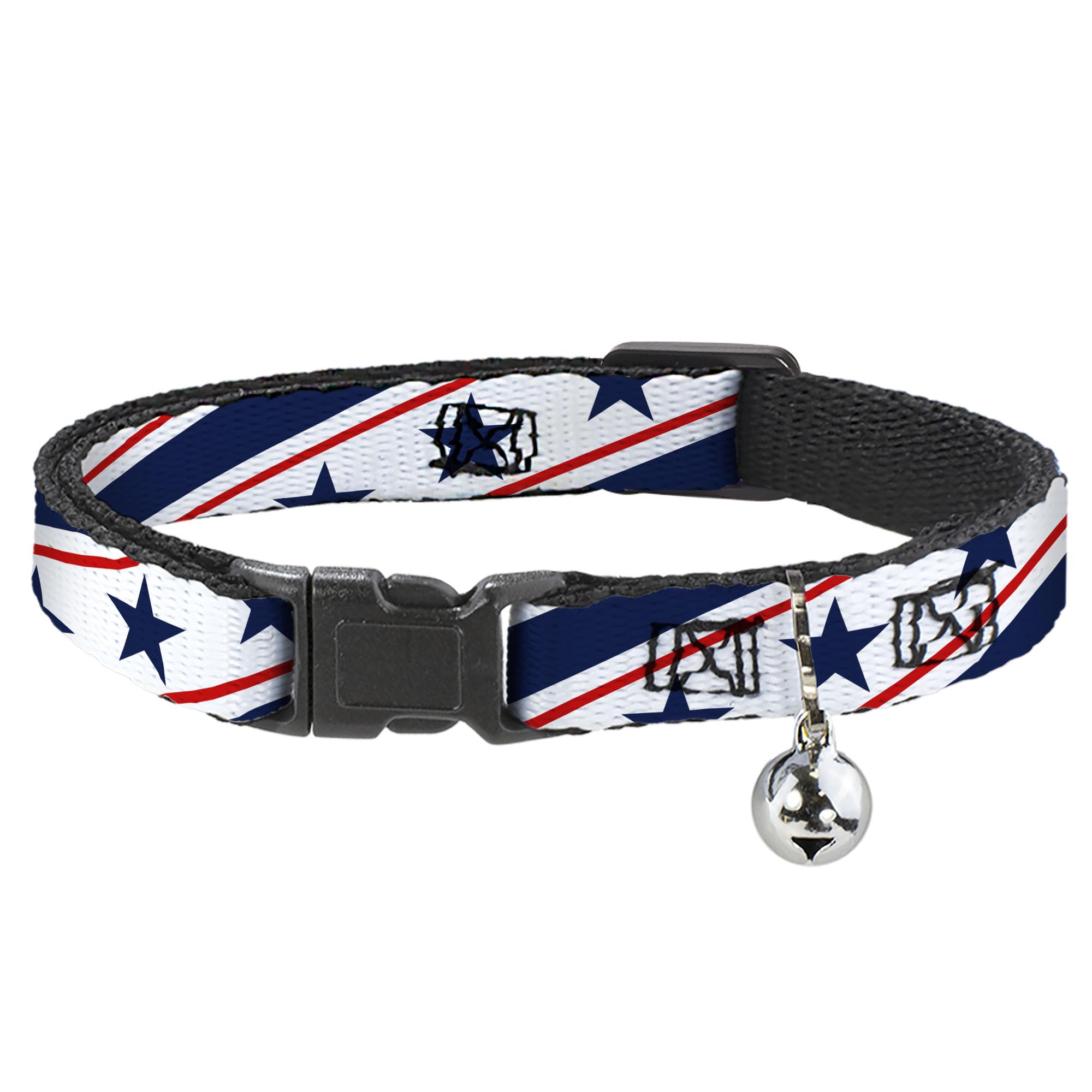 Collar para gato de 20-30 cm antiahogo con hebilla de liberación rápida mediana
