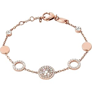Fossil Armband Für Frauen Misty Autumn, Innenlänge: 165mm Rose 