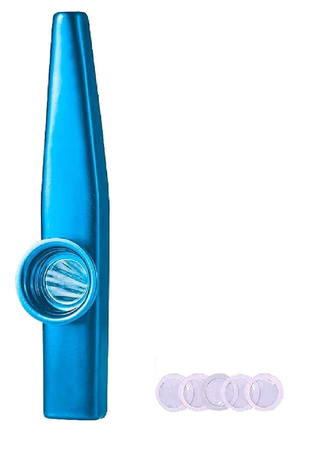 Vinayakart Aluminum Alloy Kazoos and 5 Membrane Flute Diaphragm Mouth