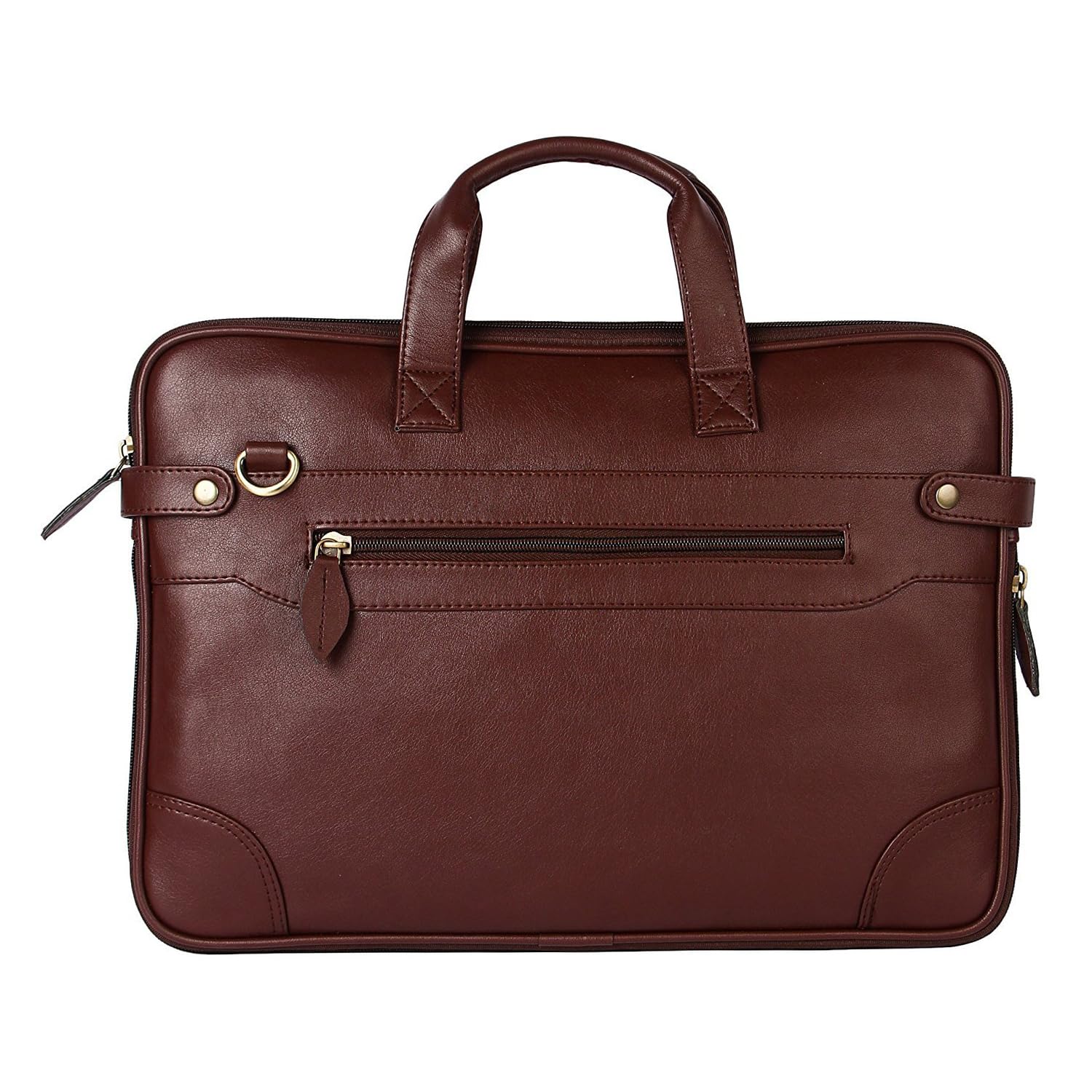 Style Homez MORISSON, Premium Leatherette Everyday Office Laptop Messenger Bag 15.6", Pecan Brown Color (B078TJRPMK) Amazon Price History, Amazon Price Tracker
