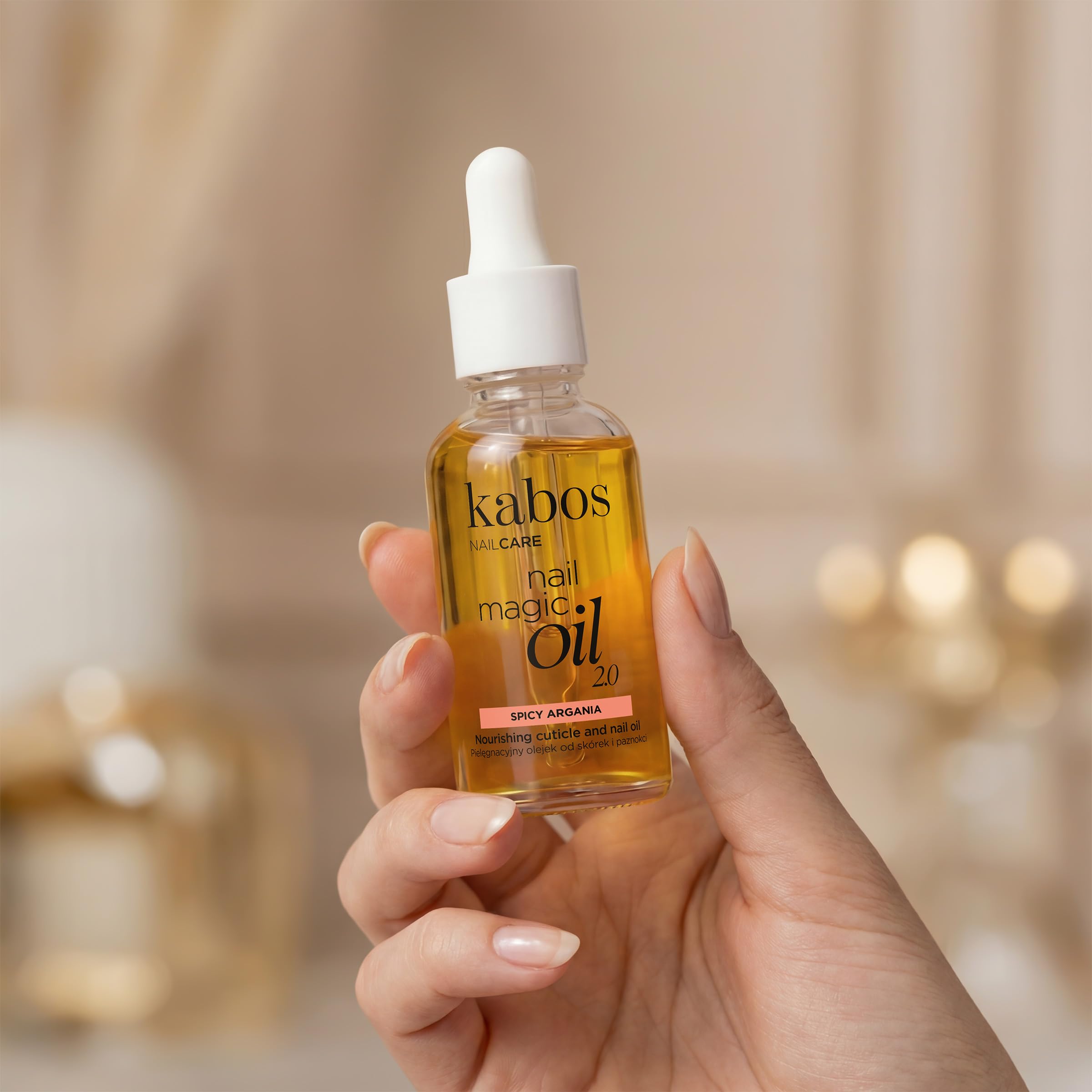 Kabos Nail Magic Oil 2.0 Spicy Argania 30 ml - Olejek do Skórek i Paznokci