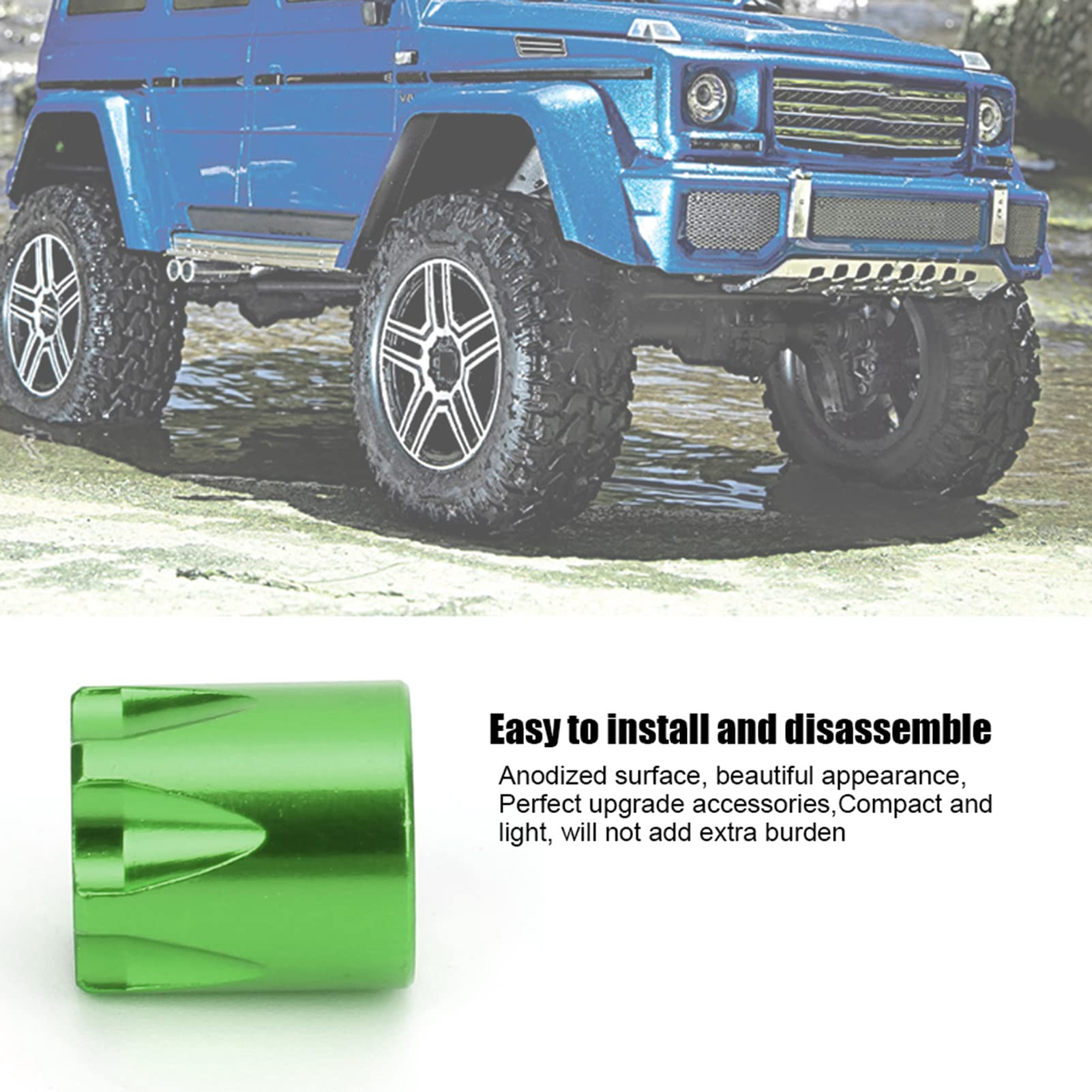 Powerhobby 17mm Hex Wheel Adapters w/8mm Extension for Traxxas Jato