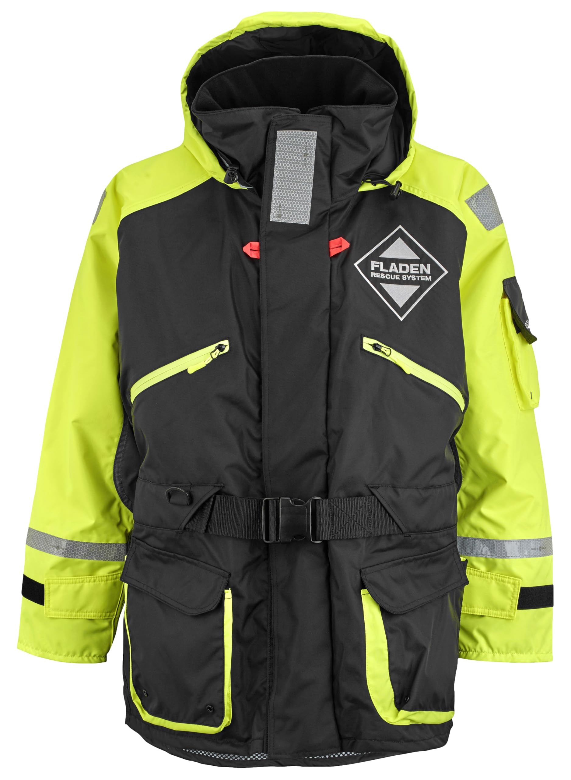 FLADEN RESCUE SYSTEM - Black and Yellow SCANDIA Flotation Jacket