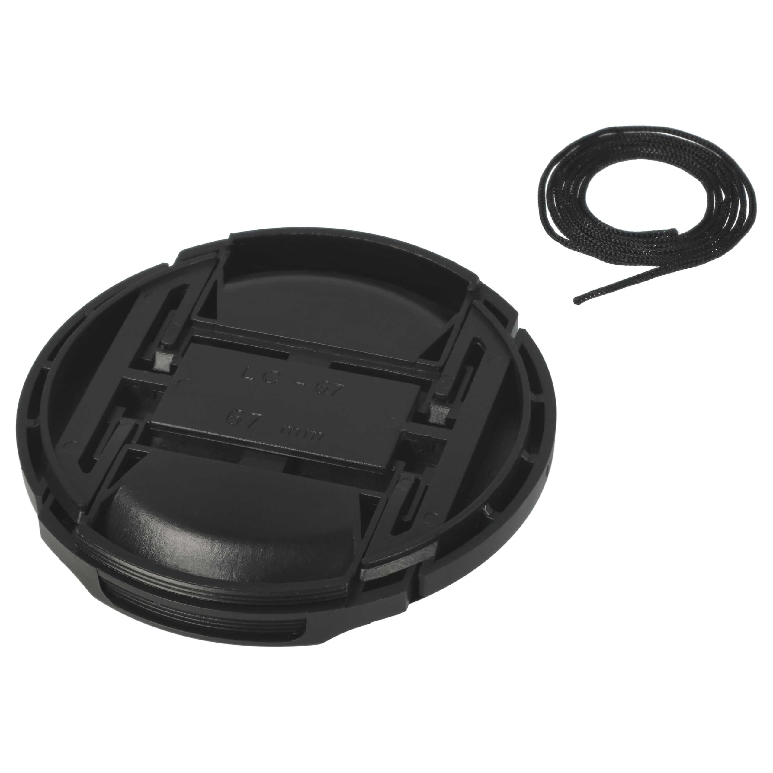 vhbw Tapa de Objetivo 52 mm Compatible con Nikon AF-S 40 mm 2.8 G