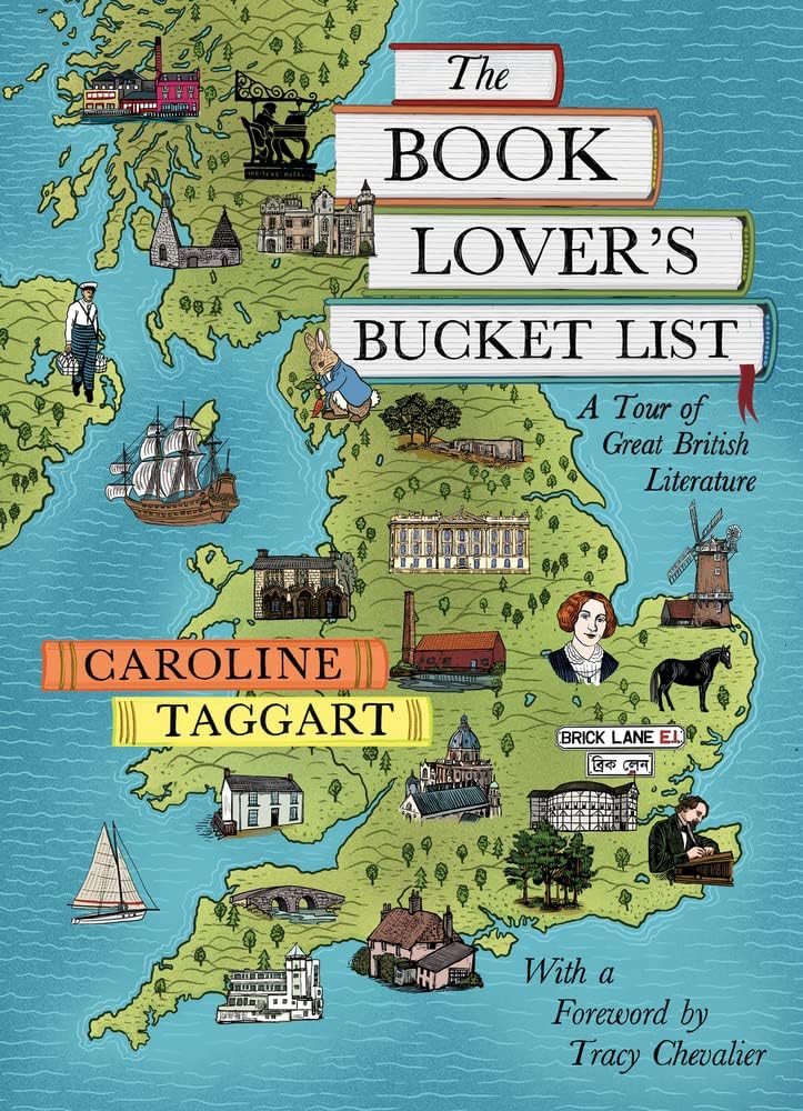 The Book Lover's Bucket List book cover with British literature theme