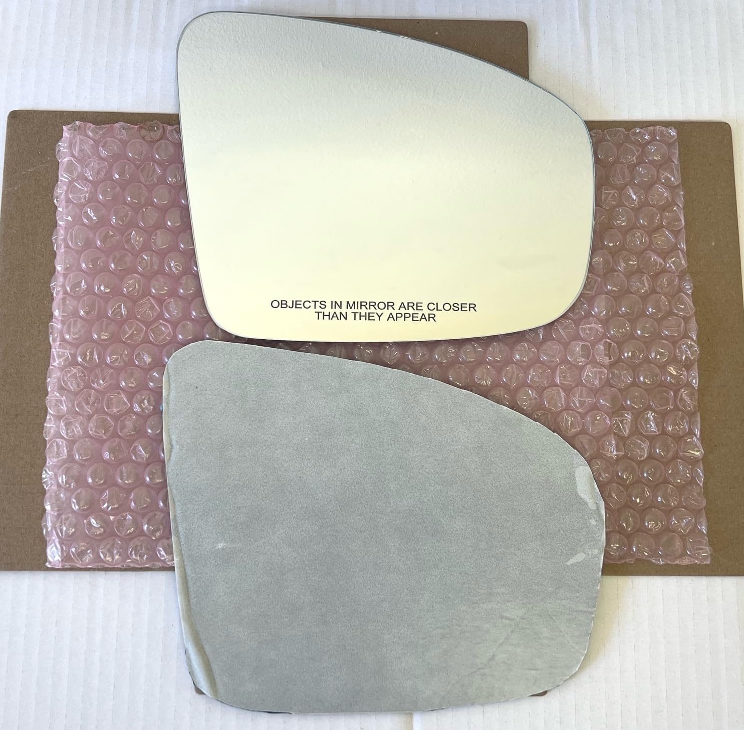New Replacement Convex Mirror Glass with Full Size Adhesive for Infiniti EX35 EX37 FX35 FX37 FX50 QX50 QX70 2009-2014 Nissan Murano Passenger Side View Right RH