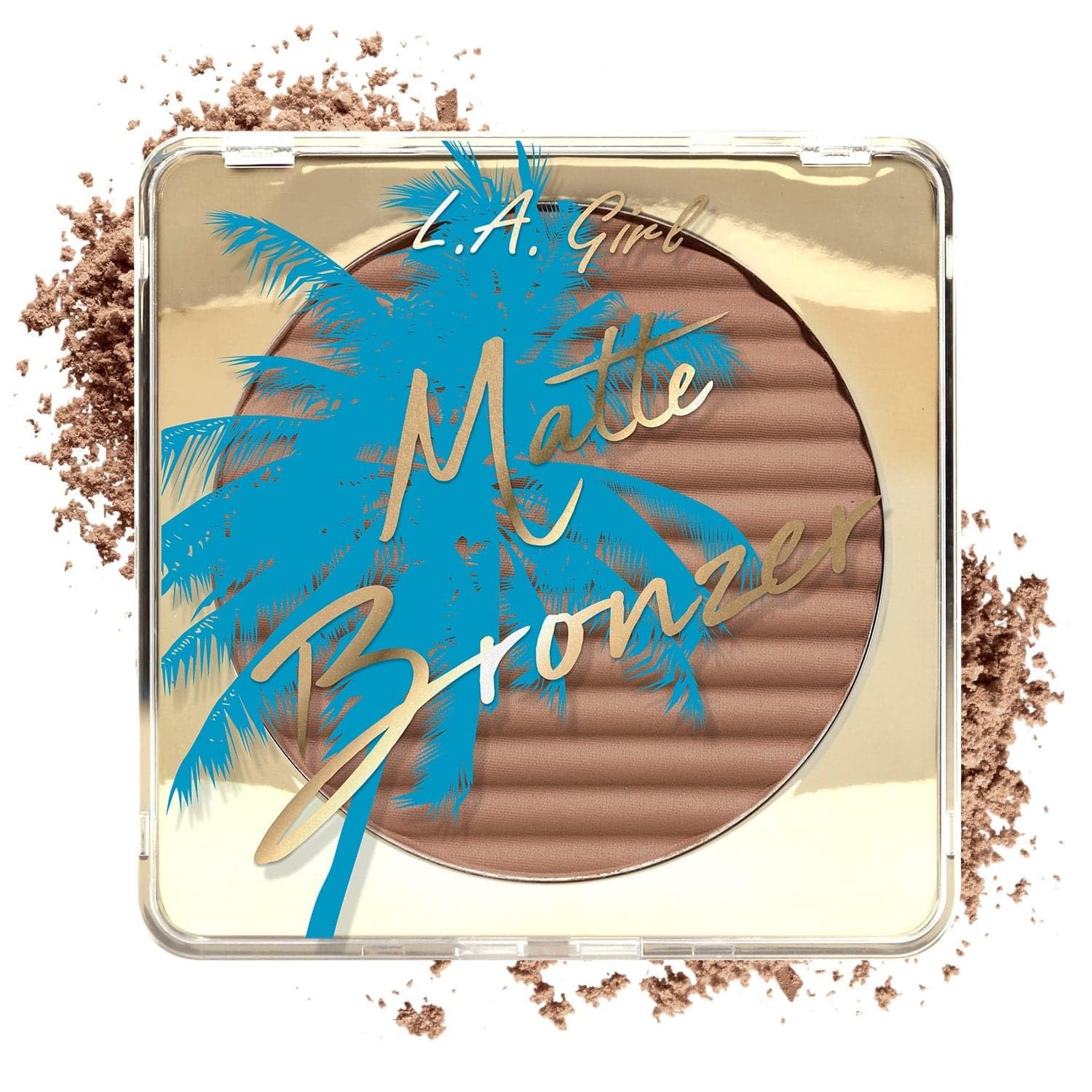 L.A. Girl Matte Bronzer - Back To The Beach, Added Vitamin E & Coconut Fruit Extract, Contour To Your Cheeks, 15 gm