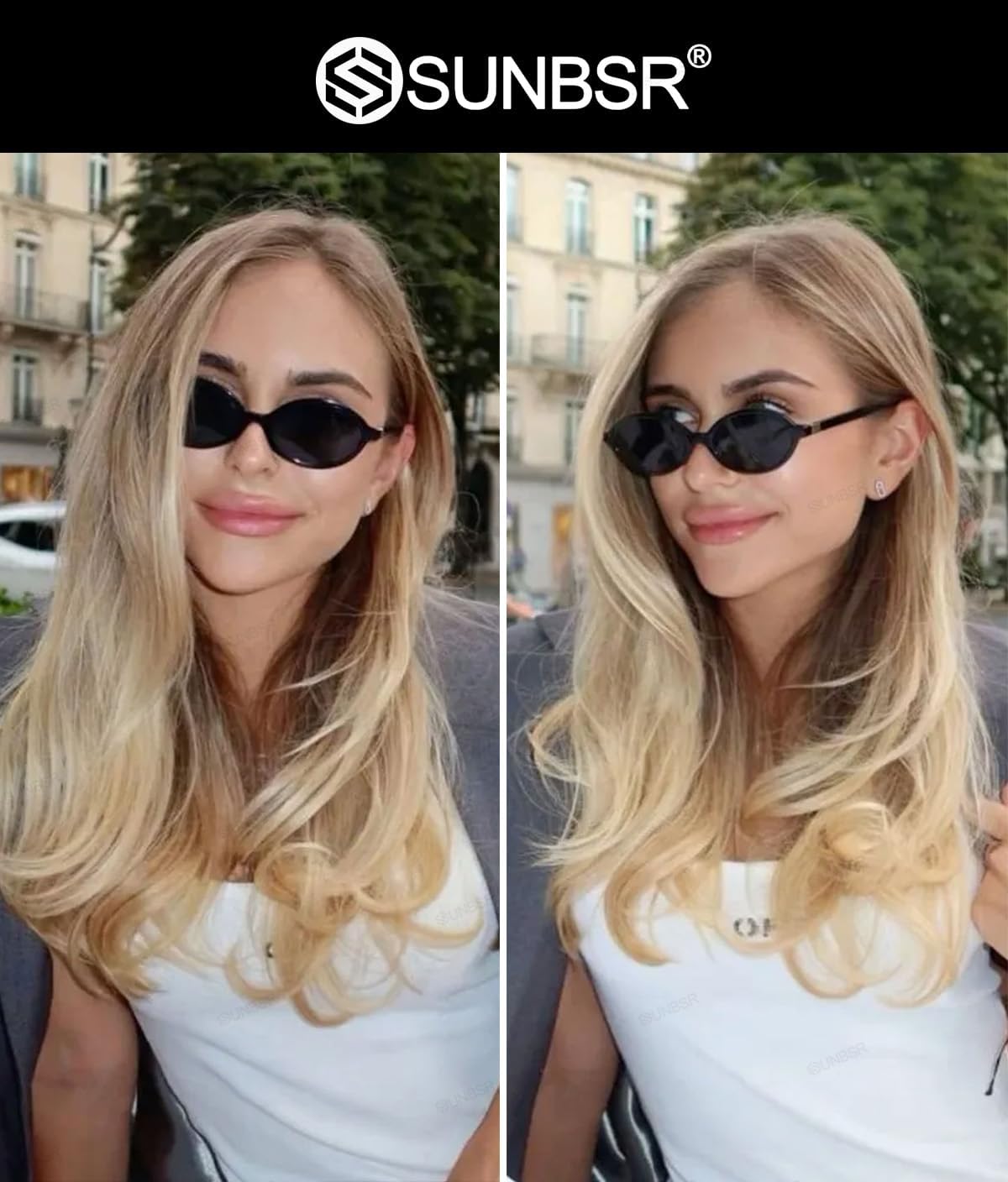 Retro Oval Sunglasses for Women Men Trendy Round Tortoise Sun Glasses 90s Vintage Shades - Image 2