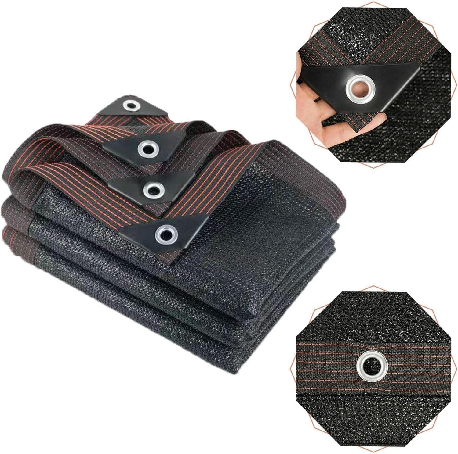 DaoGeSir Garden Shade Netting Sunblock Shade Cloth 90% Shade Net with Grommets Sun Shade Cover Sun Shade Sail UV Resistant Shade Mesh Tarp for Plant Flower, Pet Kennels Outdoor(Size:2m*4m)