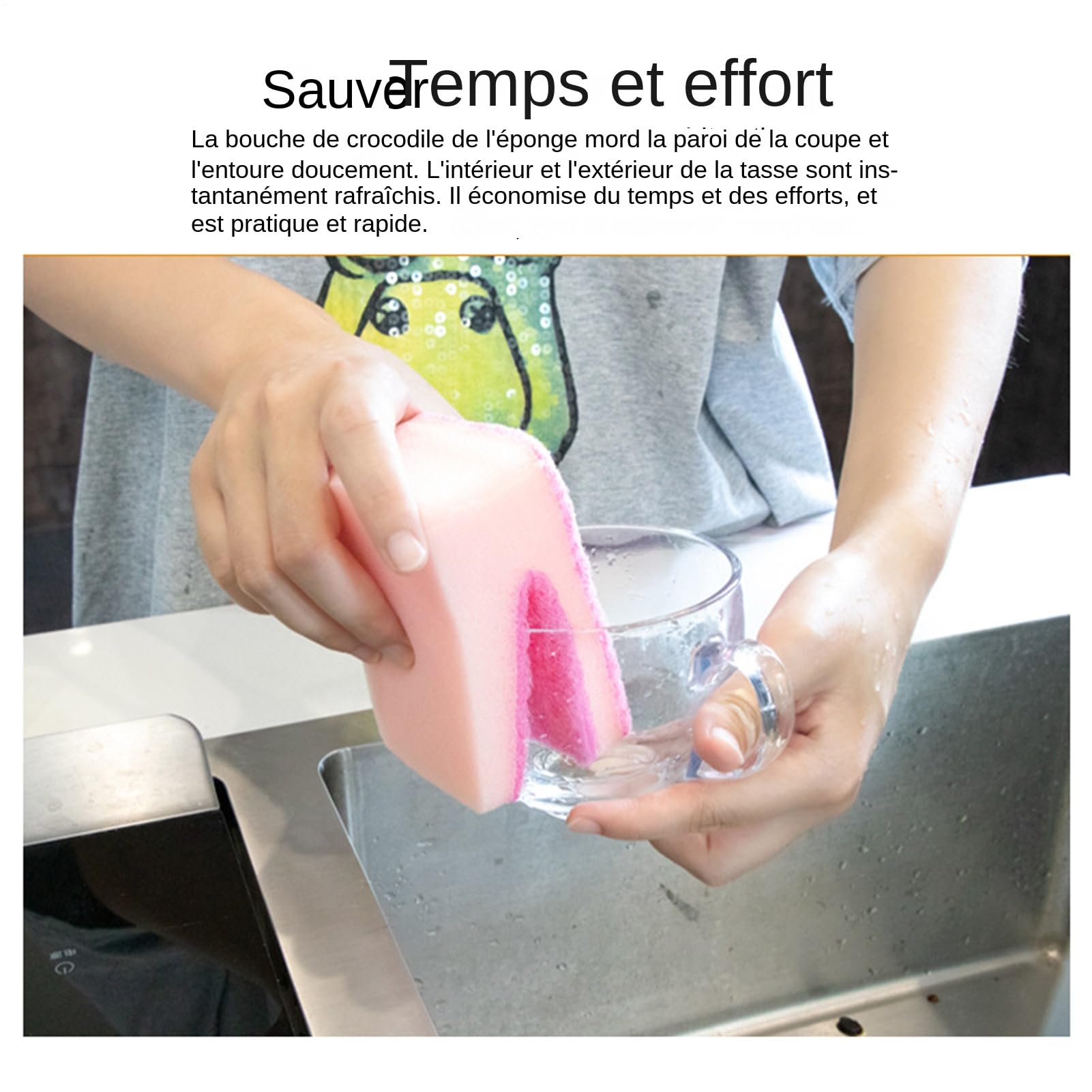 Spugne per pulire , tampone abrasivo spugna di pulizia purificatore per | stoviglie | Spugne e purificatori da cucina, spugna di lavaggio delle stoviglie, spugna per pulire