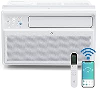 Vista 7 de Litake Aire acondicionado inteligente de ventana de 8,000 BTU, enfría hasta 350 pies cuadrados con control remoto y WiFi, ahorro de energía
