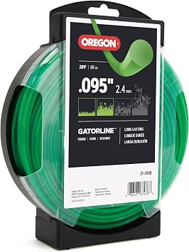 Oregon Gatorline Round Weed Wacker/String Trimmer Line, .095 in. by 289 FT