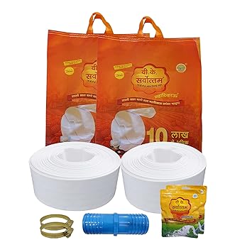 V.K. Sarvottam HDPE Lapeta Pipe (A+B = 90 Meter) - 3 Inch