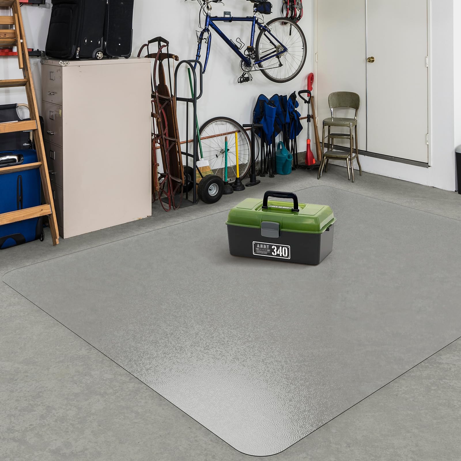 ZPAI Clear Plastic Area Mat for Under Dining Table, 6'×9' Large No Slip Waterproof Vinyl Area Rug for Home, Anti-Spill Hard Floor Protector Cover for