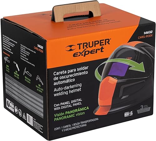 Miniatura 7 de Soldadura de máscara digital, sombra 9 a 13, Truper Expert