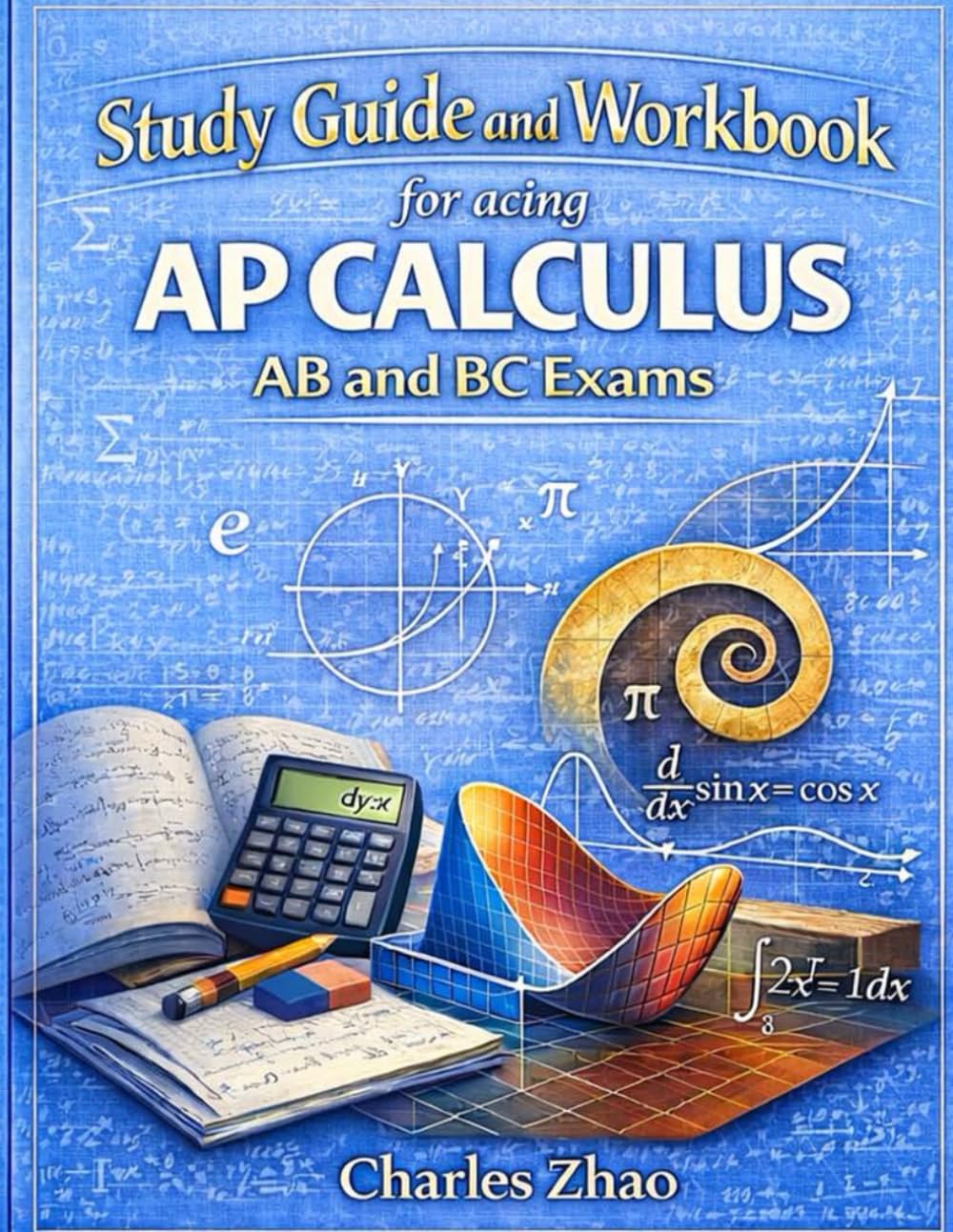 Study Guide and Workbook for Acing AP Calculus AB and BC Exams