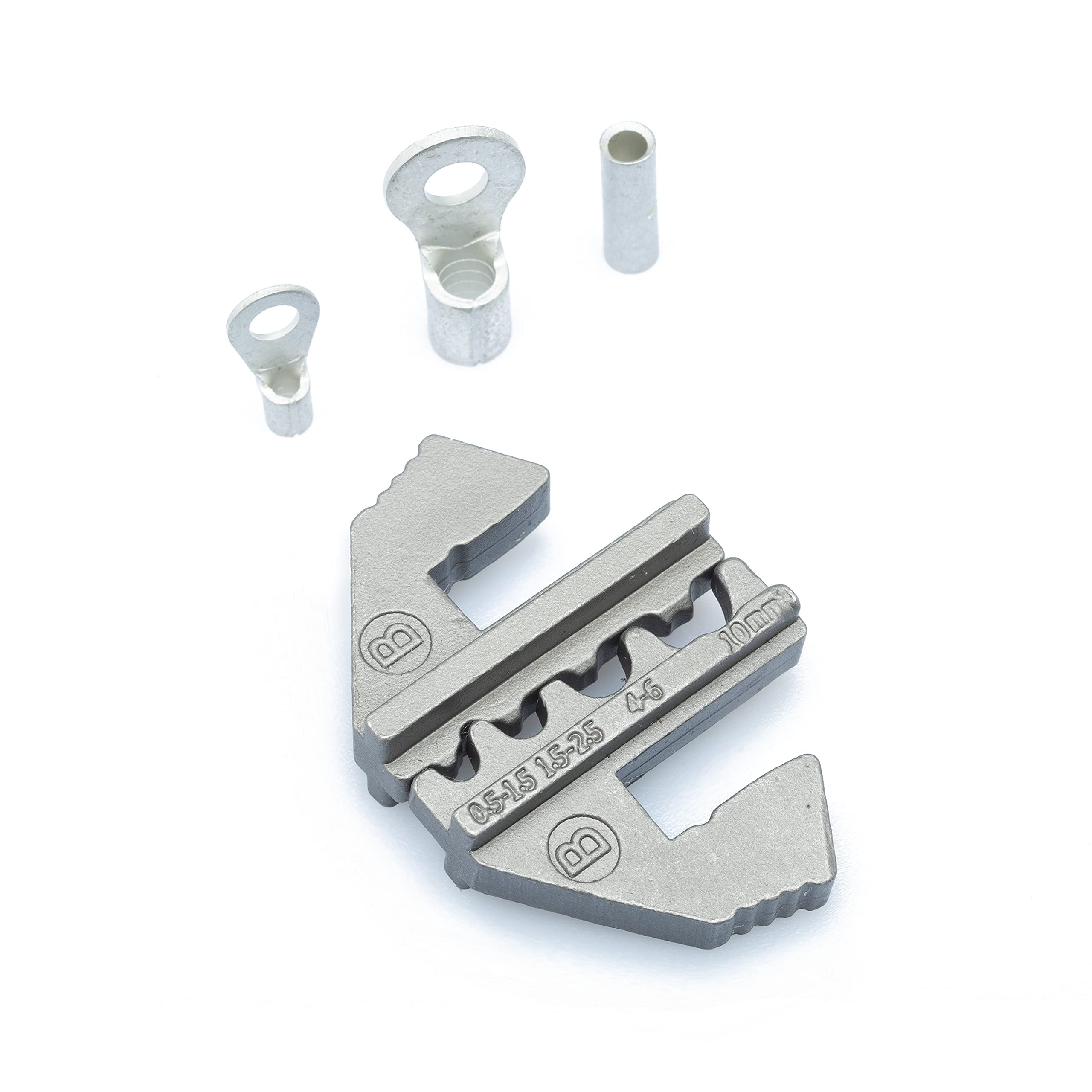 Wirefy Crimping Die for Non-Insulated Terminals 20-10 AWG | Interchangeable Quick-Change Die for Wirefy Crimping Tools | Professional 3D Crimping