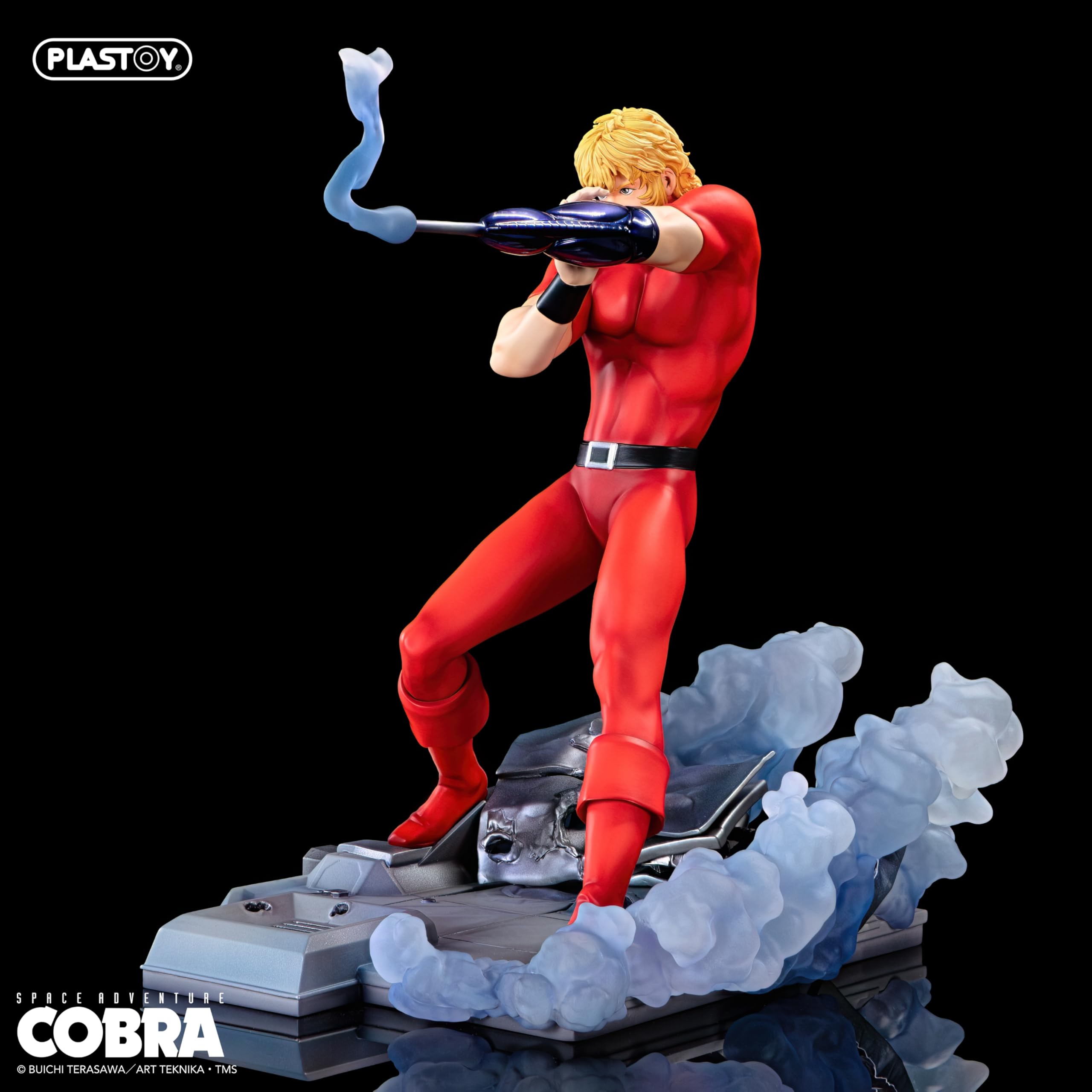 Plastoy Space Adventure Cobra Statuette de collection Cobra Psychogun - Édition limitée à 500 exemplaires - Résine - Format 1/6-28 cm