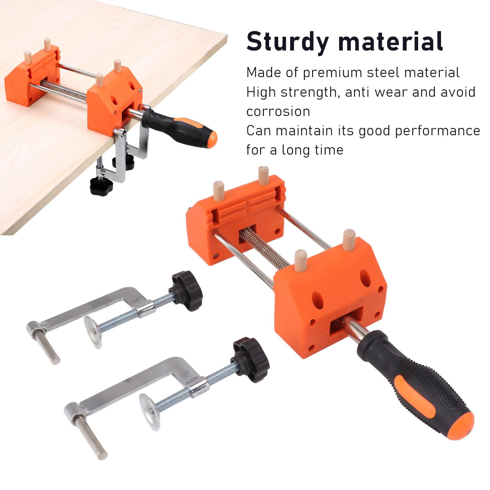 lyrlody Mini Morsetto da Tavolo Mini Morsetto da Banco in Acciaio Laminato a Freddo, Rotazione a 360 Gradi, Struttura Universale, Presa Forte, Design Compatto per Riparazioni Fai da Te, Lavorazione