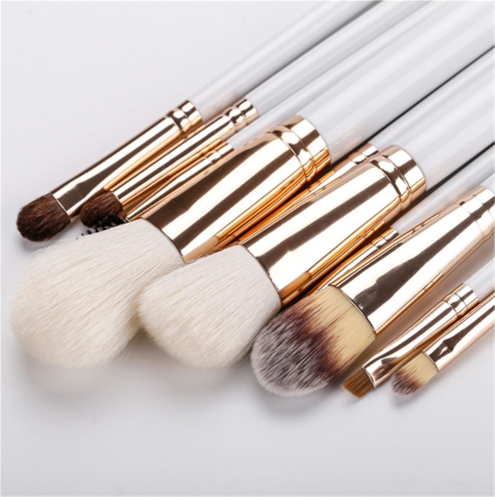 Make Up Pinsel Set Aesthetic Make-up-Pinsel, 10 Stück, Mit Aufbewahrungstasche For Pinsel, Holzgriff, Loser Puderpinsel Reise Schminkpinsel Set