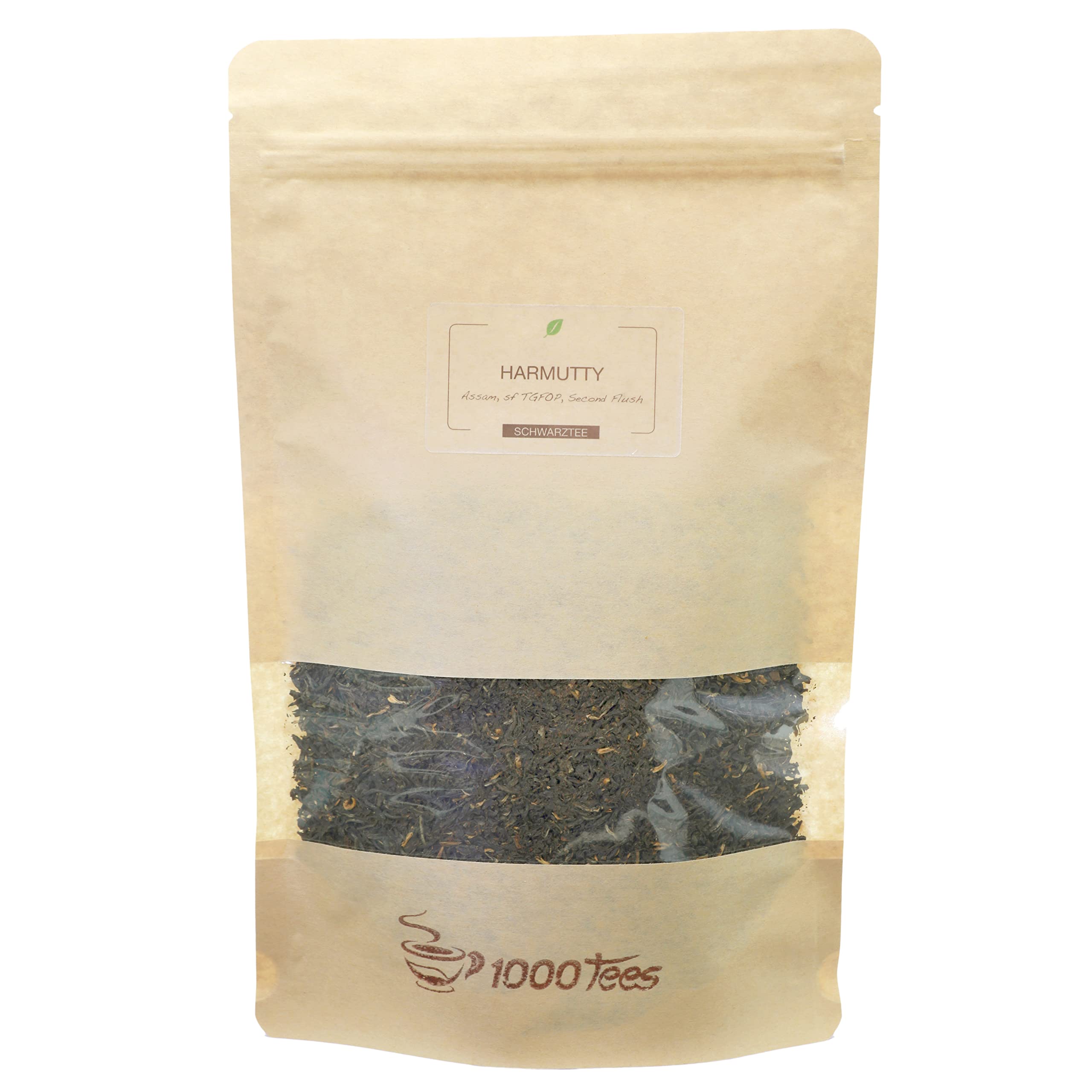 Schwarztee Harmutty Assam Second Flush aus Assam, kräftig, malzig, fruchtig, frisch abgefüllt