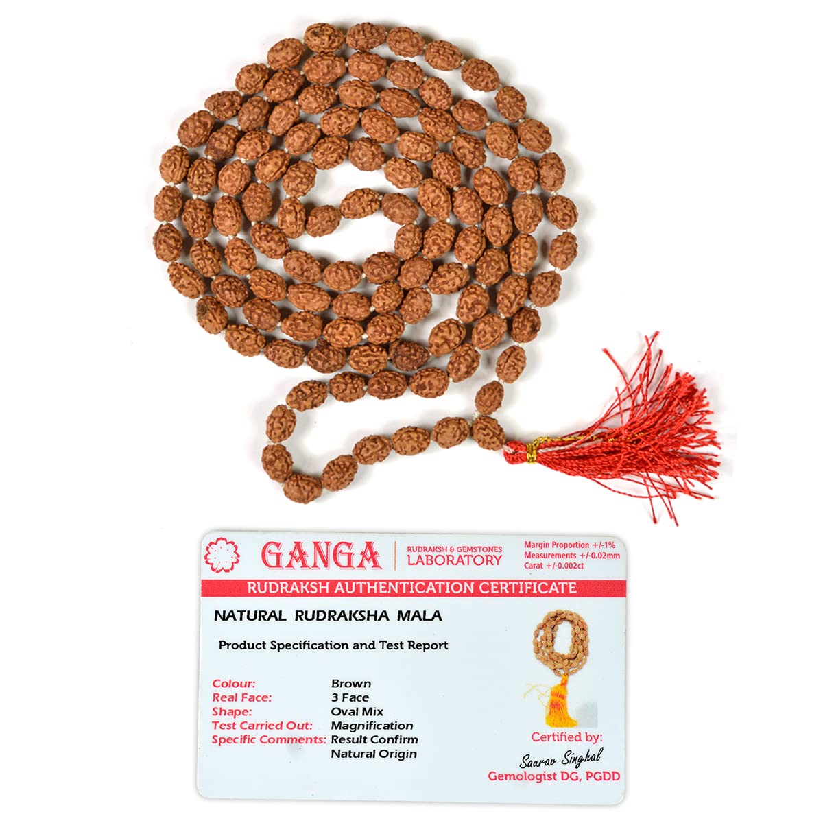 Reiki Crystal Products Certified Rudraksha Mala for Men and Women, 3 Mukhi Rudraksha Mala 108 Beads Original with Lab Certificate (B0BKW35Y2B) Amazon Price History, Amazon Price Tracker