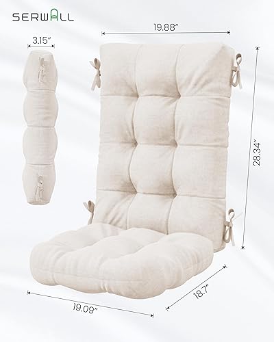 Vista 52 de SERWALL Mecedora de gran tamaño para exteriores, silla mecedora al aire libre de HDPE, azul